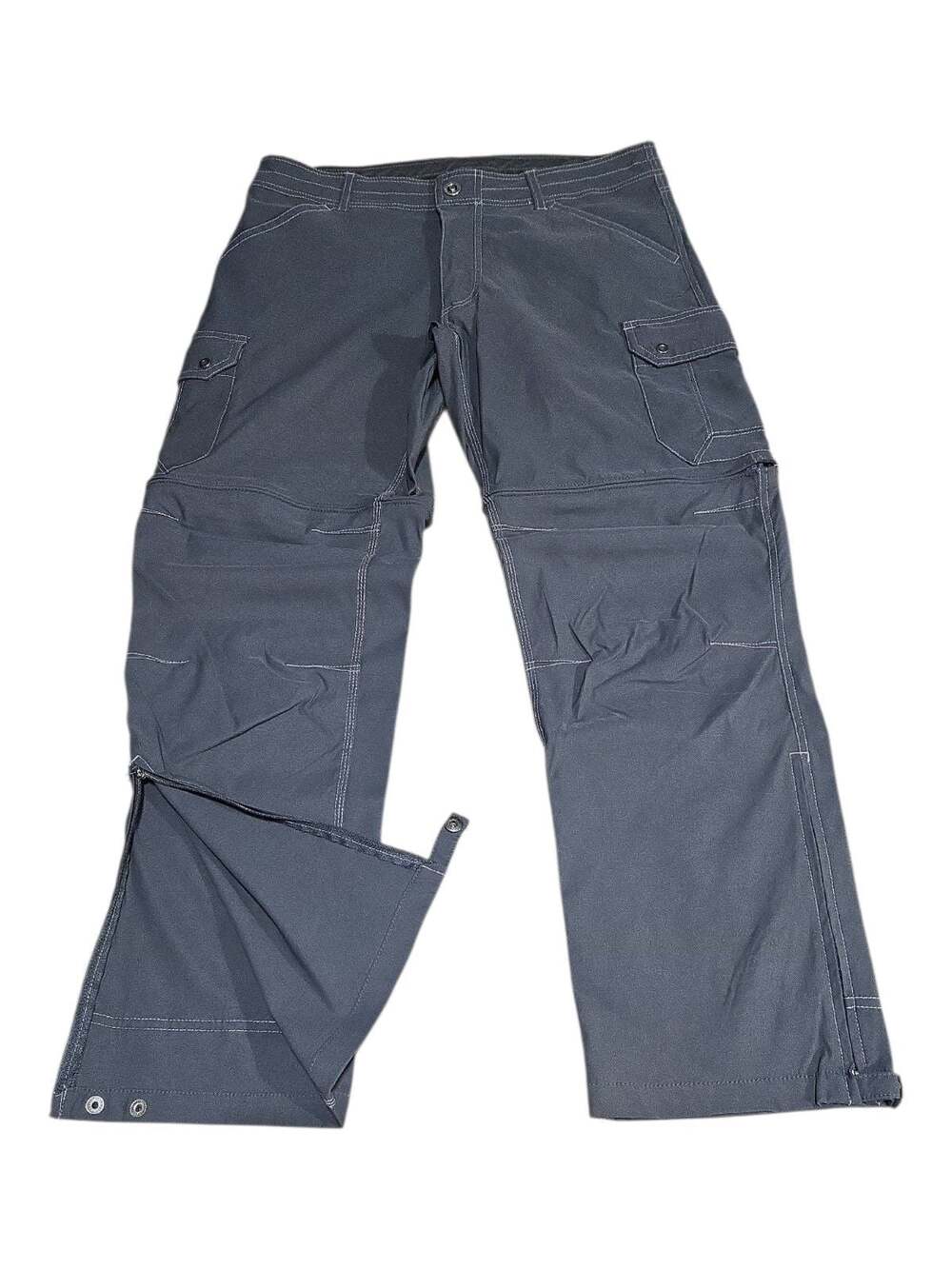 KÜHL Renegade Convertible Hiking Pants Cargo Charcoal Grey 34x30